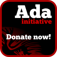 Ada Initiative donate button.
