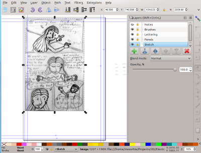 Drawing Comics on the Go with Free Software